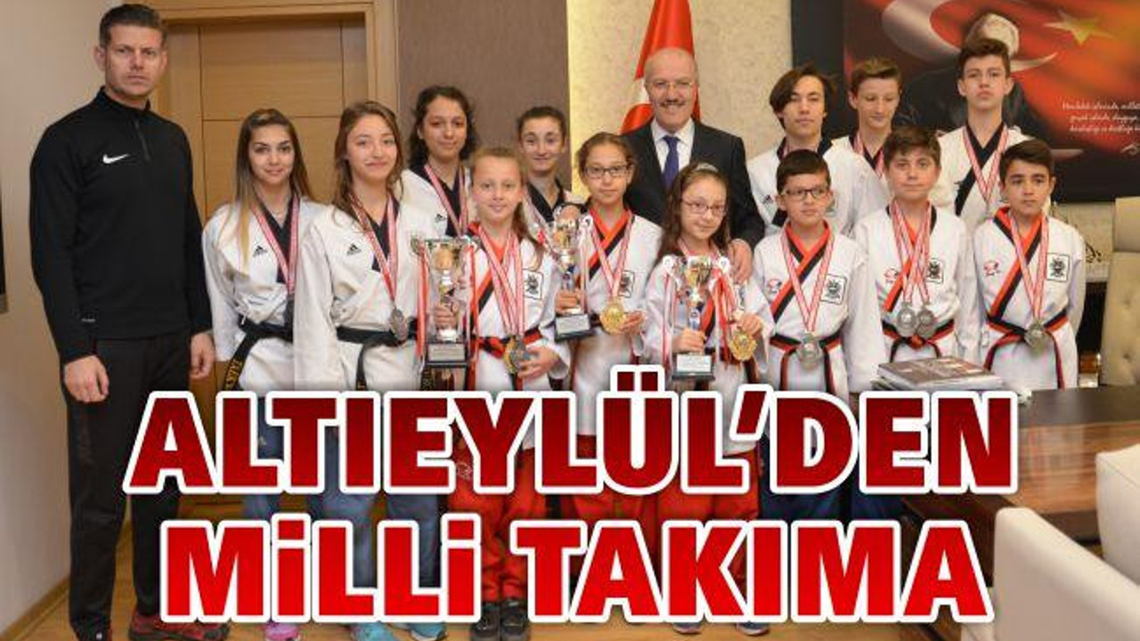 Altıeylül'den Milli Takıma