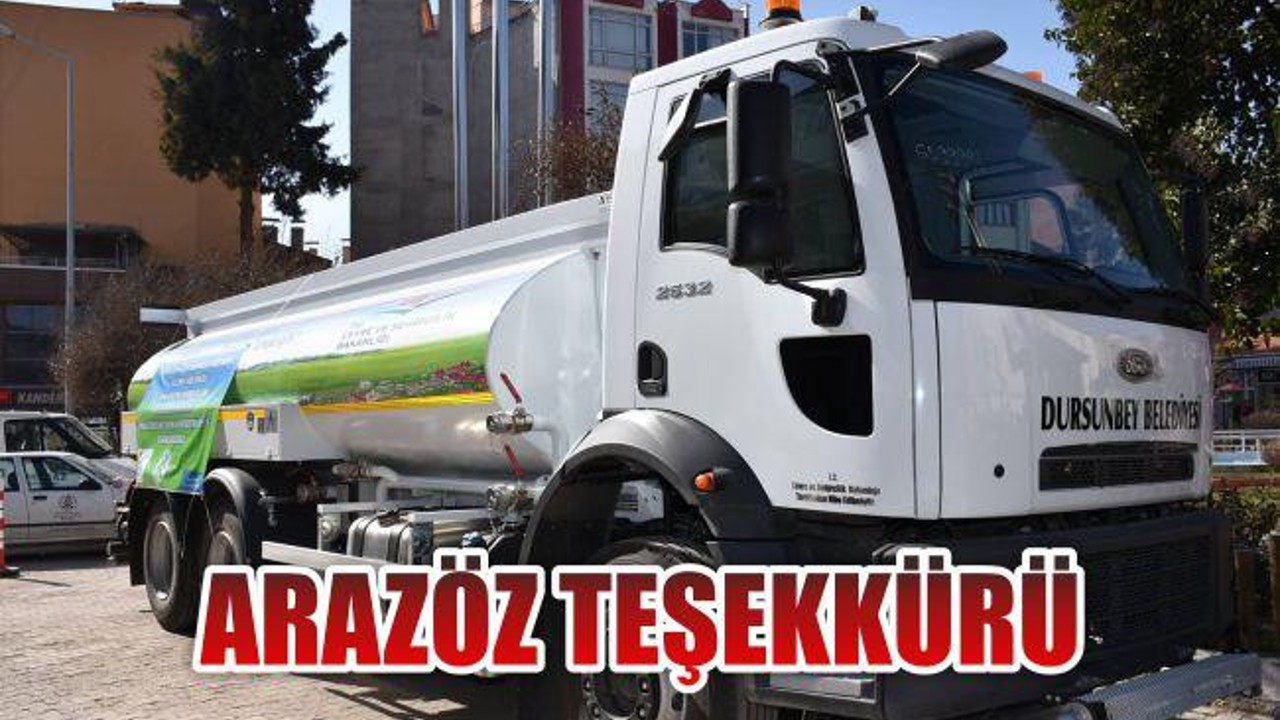 Arazöz Teşekkürü