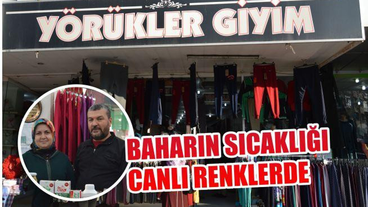 Baharın sıcaklığı canlı renklerde