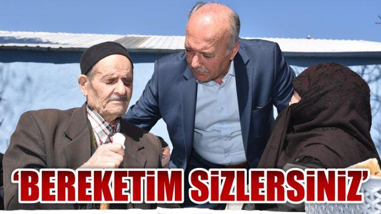 Bahçavan: 'Bereketim sizlersiniz'