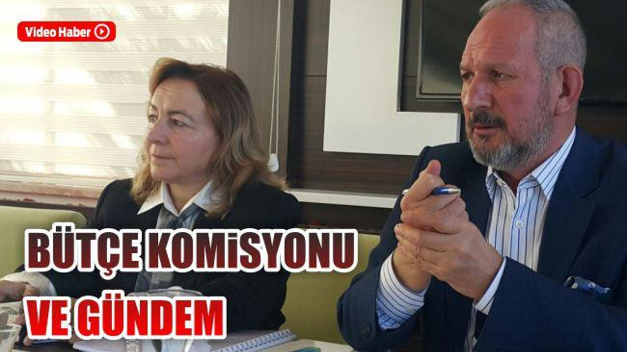 Bütçe Komisyonu ve Gündem