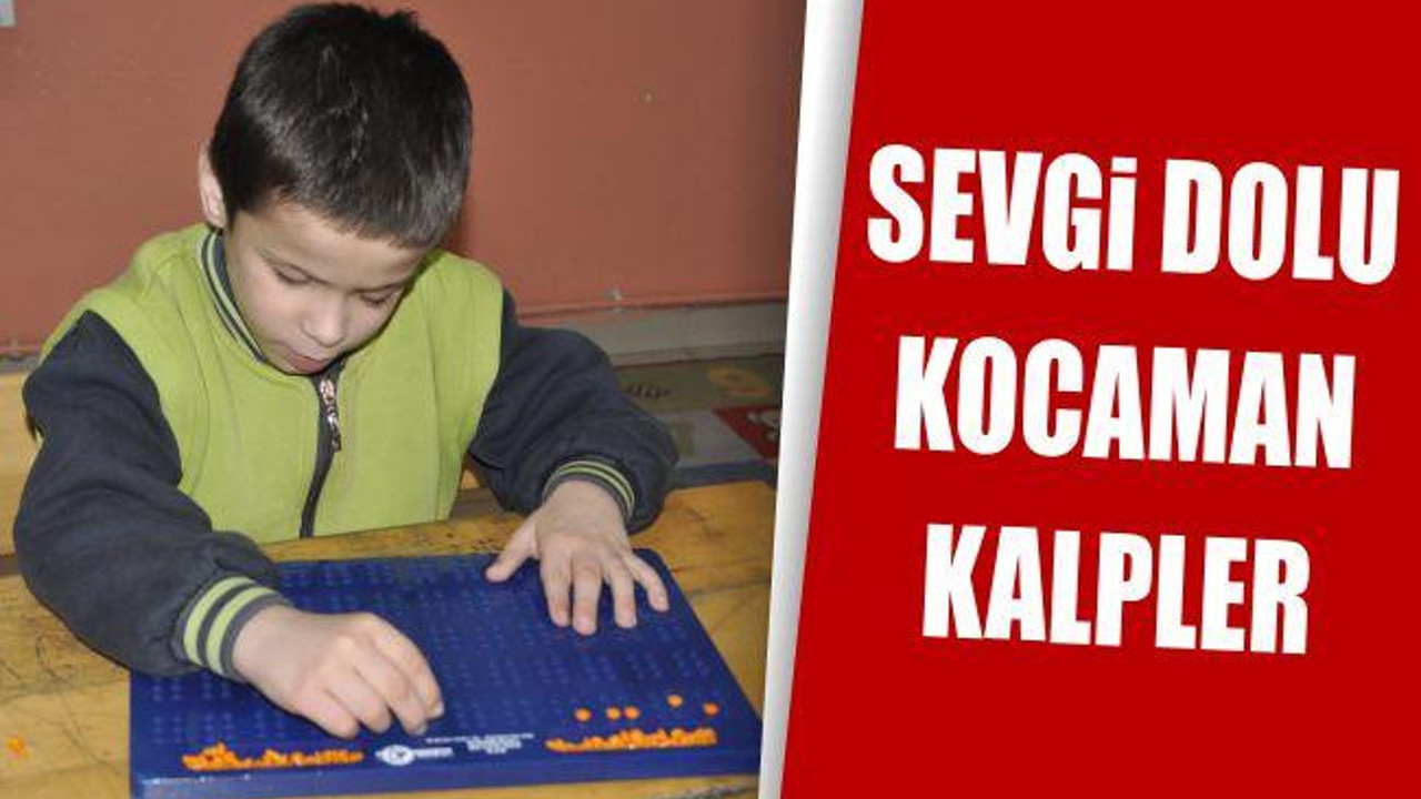 Sevgi dolu kocaman kalpler