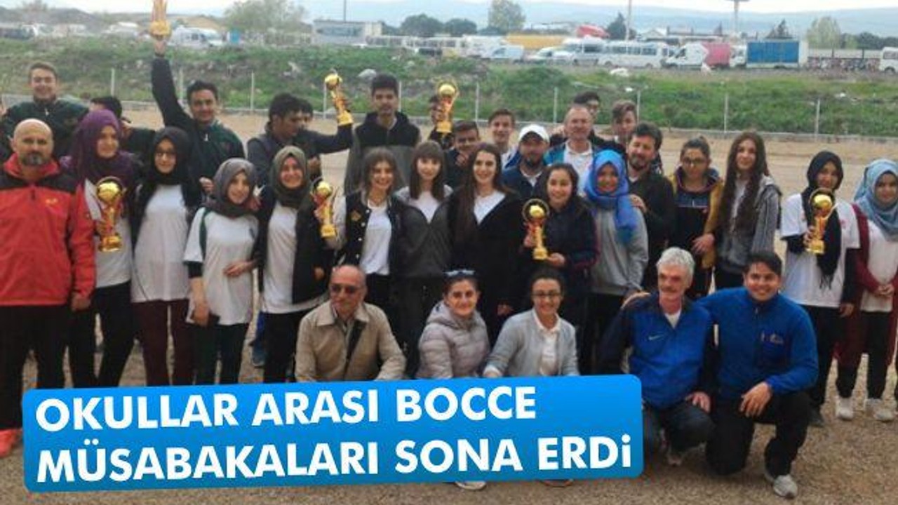 Okullararası Bocce müsabakaları sona erdi