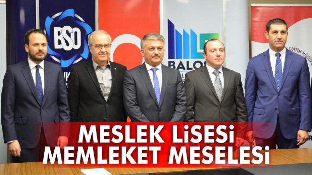 Meslek Lisesi Memleket Meselesi