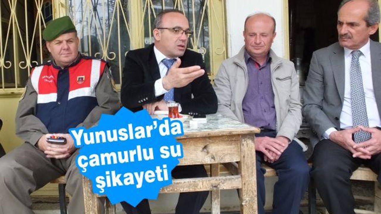 Yunuslar'da çamurlu su şikayeti