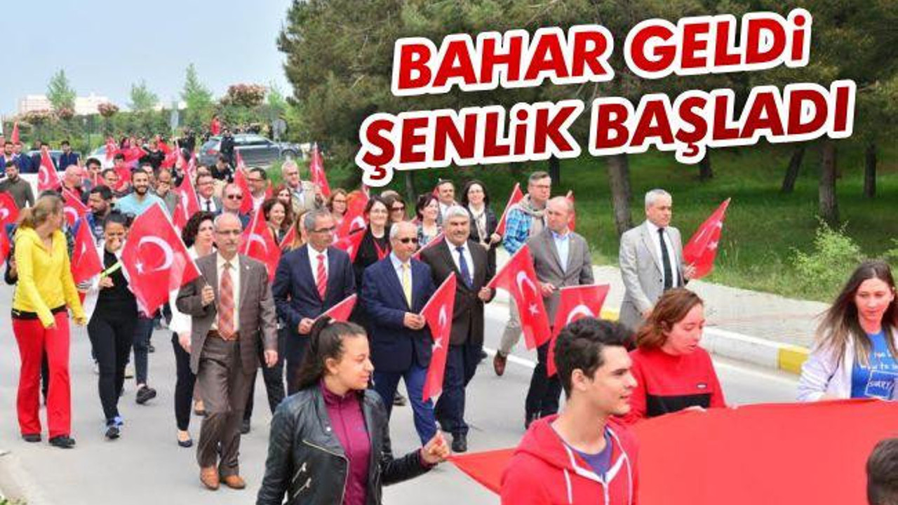 Bahar geldi şenlik başladı