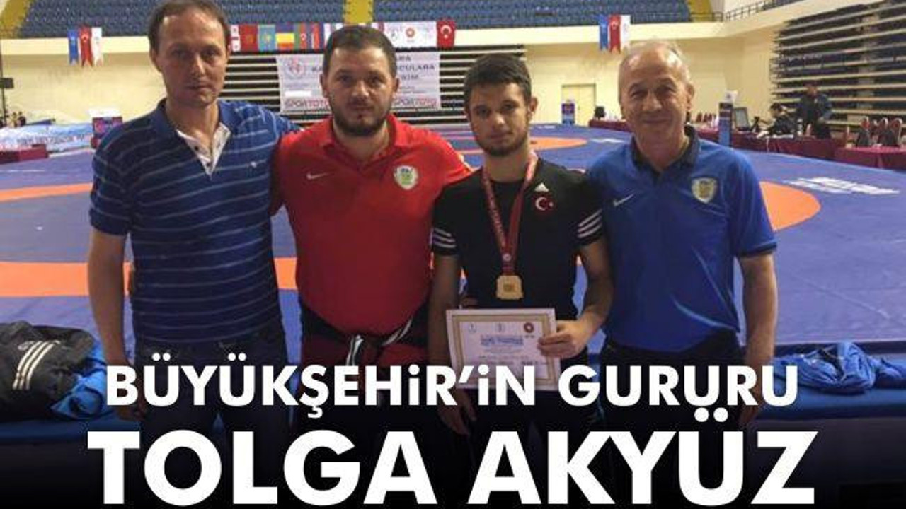Büyükşehir'in gururu Tolga Akyüz