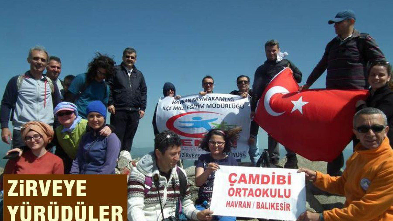 ZİRVEYE YÜRÜDÜLER