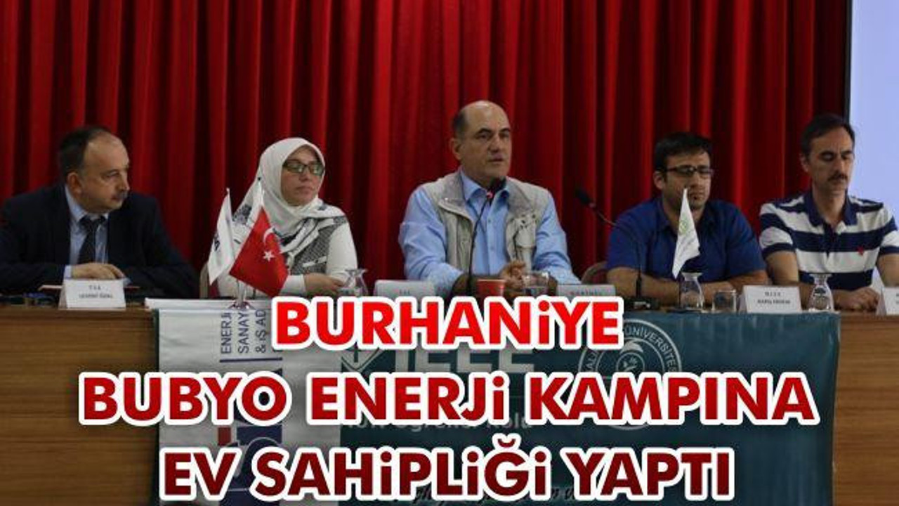 Burhaniye BUBYO enerji kampına ev sahipliği yaptı