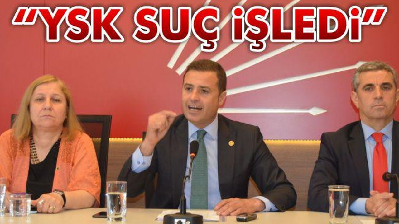 "YSK suç işledi"