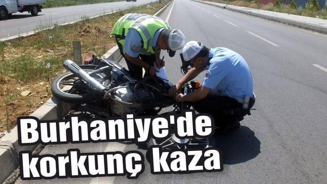 Burhaniye’de korkunç kaza