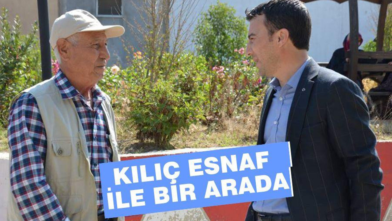 KILIÇ ESNAF İLE BİR ARADA