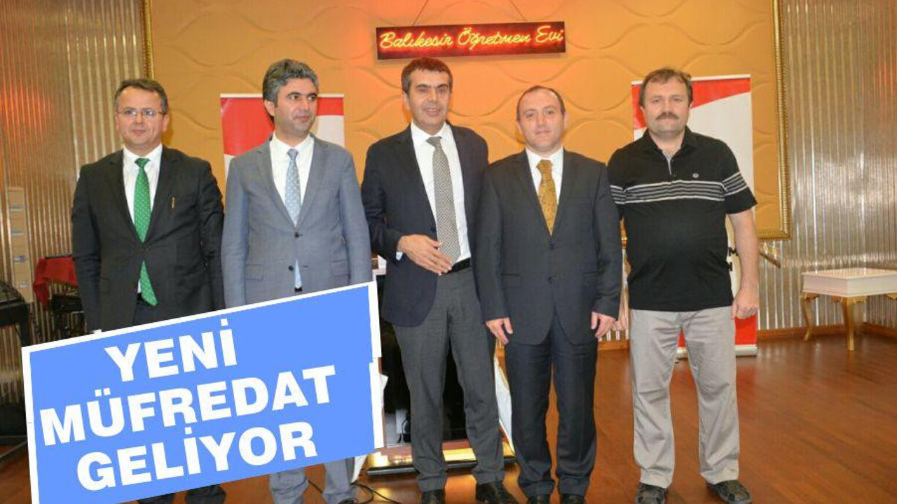 YENİ MÜFREDAT GELİYOR