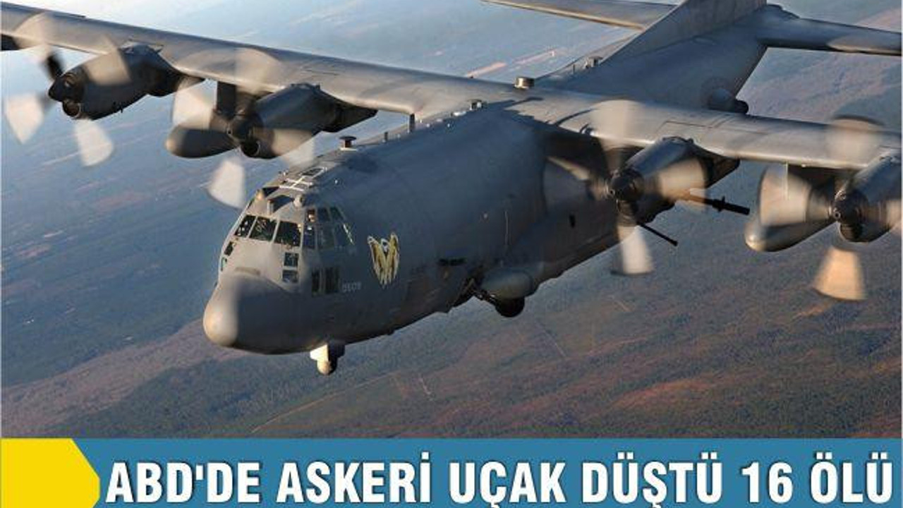 ABD’de askeri uçak düştü: 16 ölü