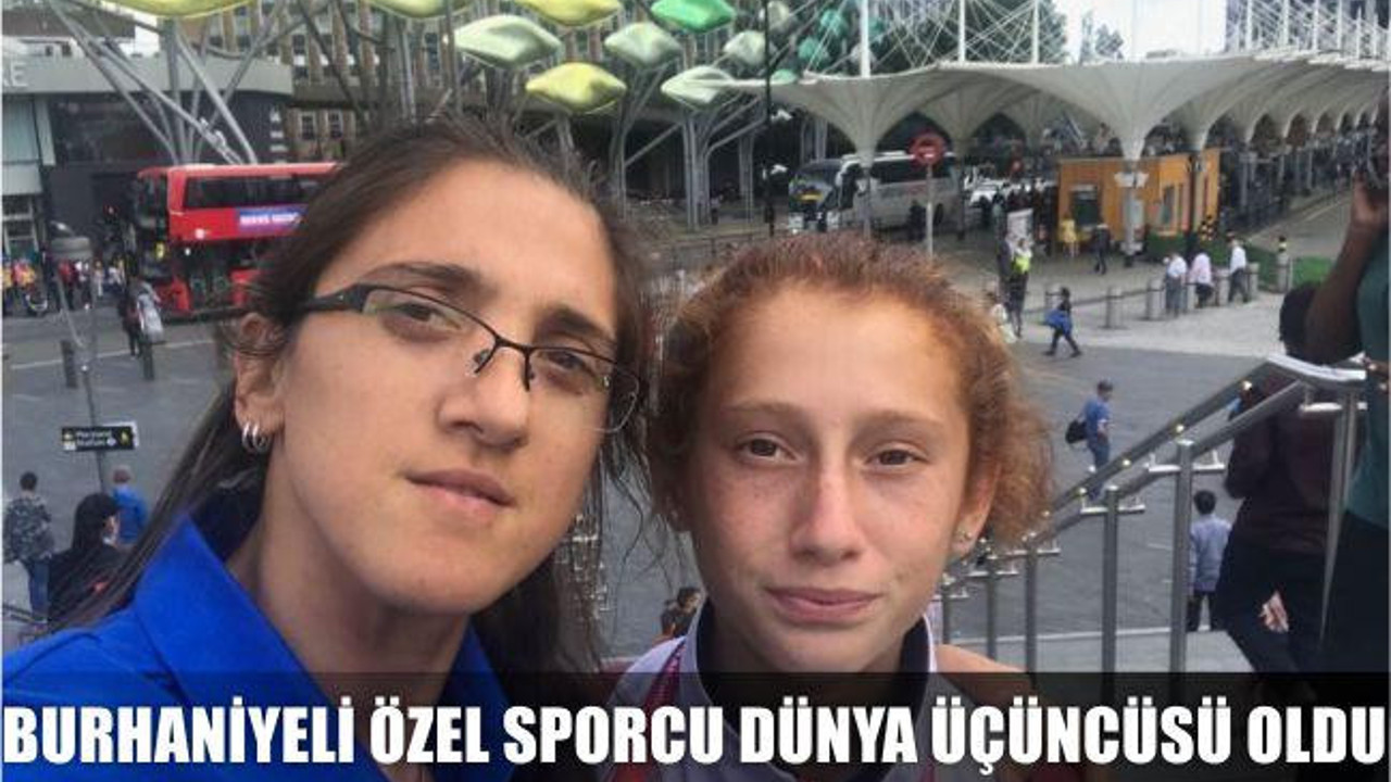 Burhaniyeli özel sporcu Dünya üçüncüsü oldu