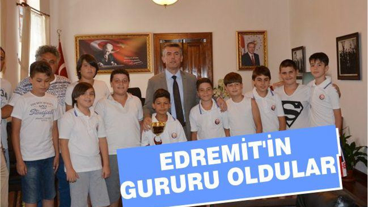 EDREMİT’İN GURURU OLDULAR