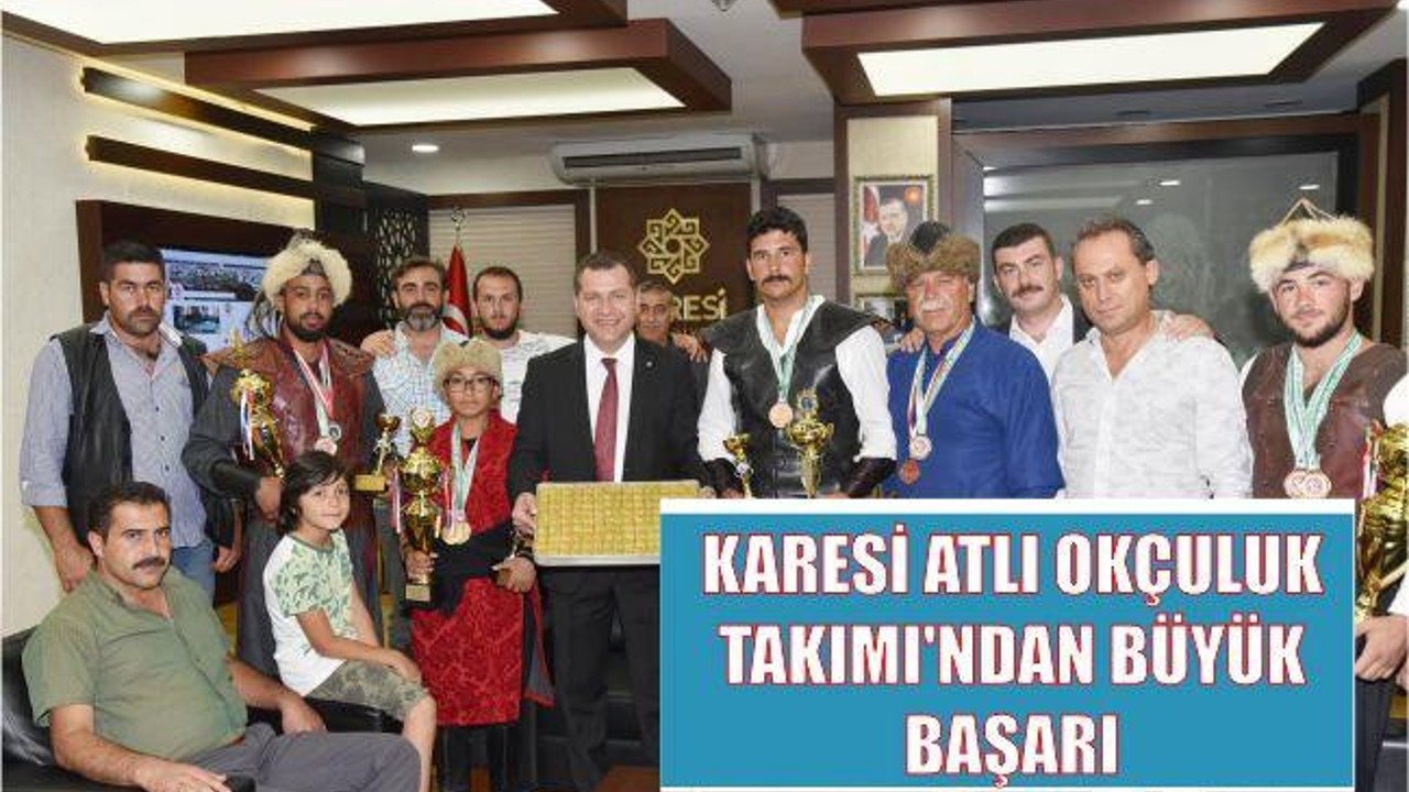 Karesi Atlı Okçuluk Takımı'ndan büyük başarı