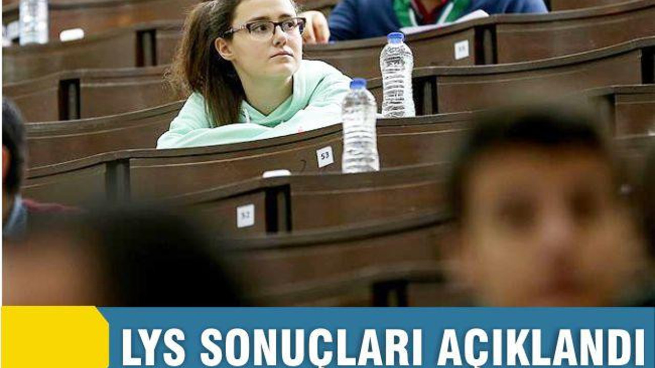 LYS sonuçları açıklandı