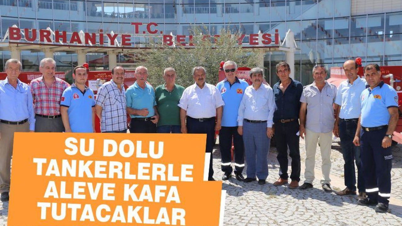 SU DOLU TANKERLERLE ALEVE KAFA TUTACAKLAR