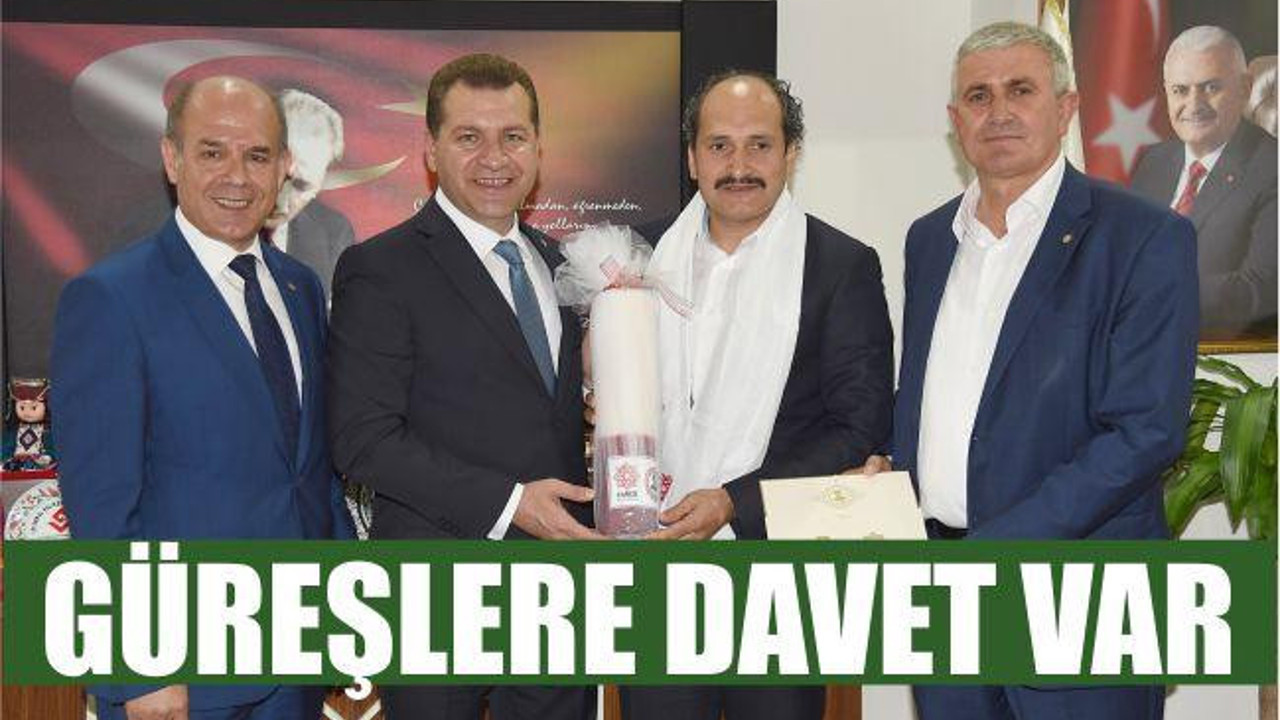 GÜREŞLERE DAVET VAR