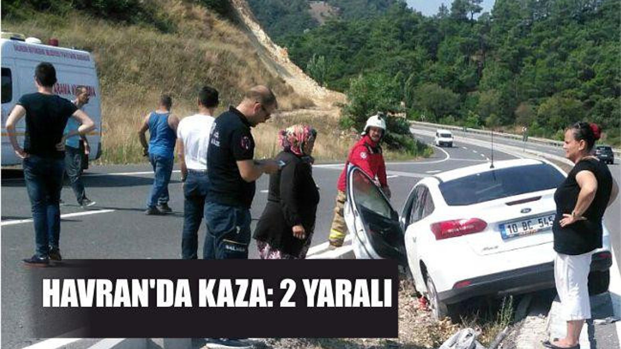 Havran’da kaza: 2 yaralı