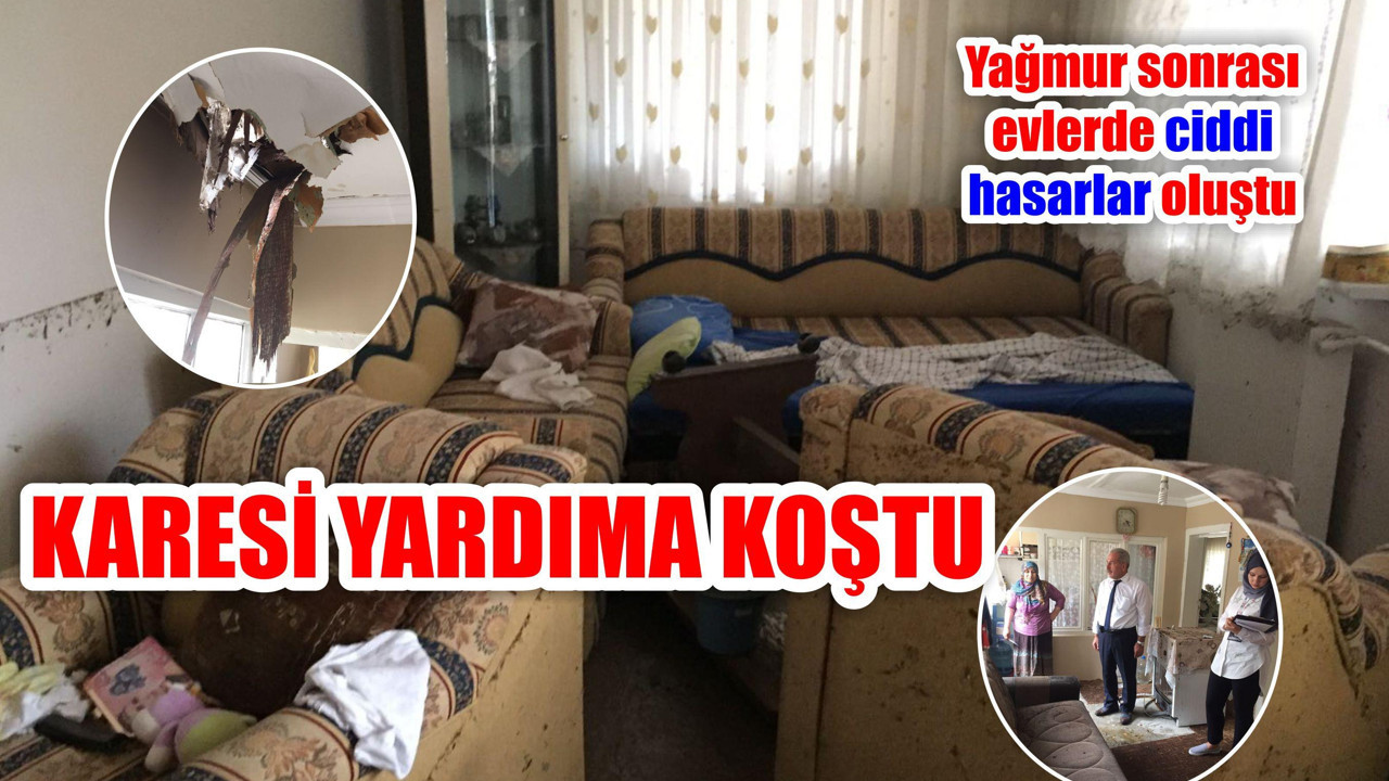 KARESİ YARDIMA KOŞTU