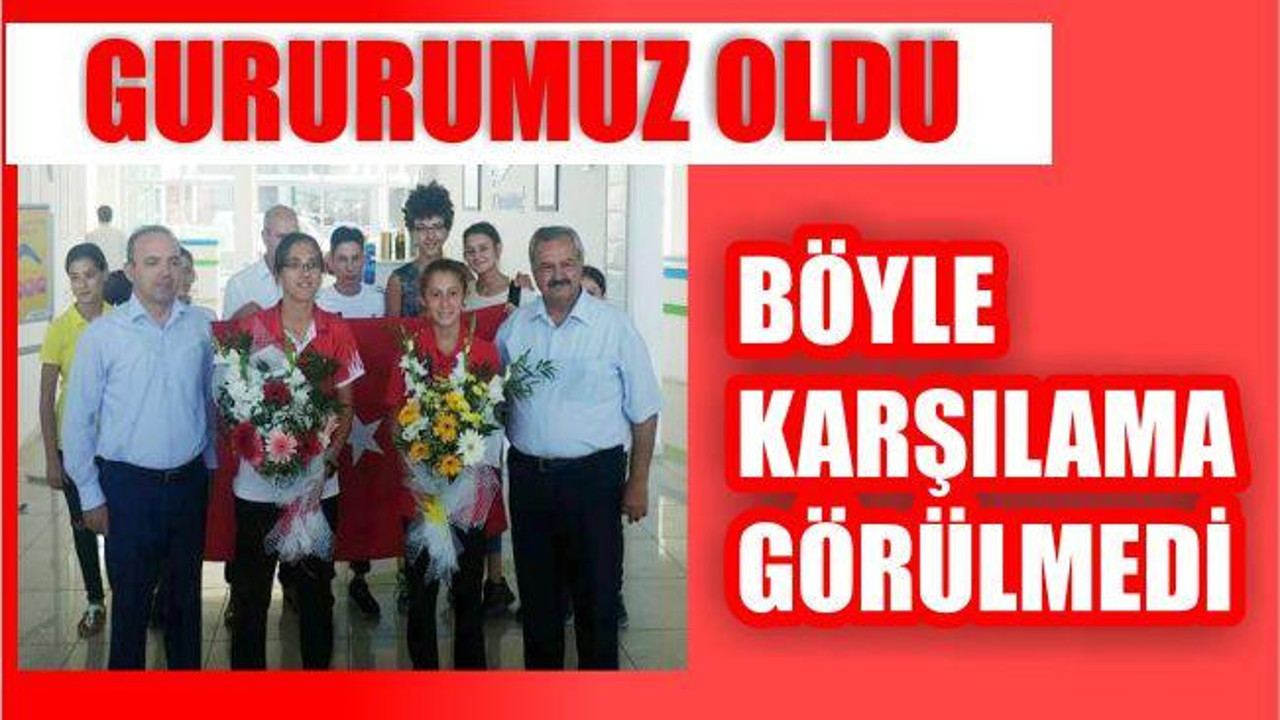 ALTIN KIZ MUHSİNE’YE GÖRKEMLİ KARŞILAMA