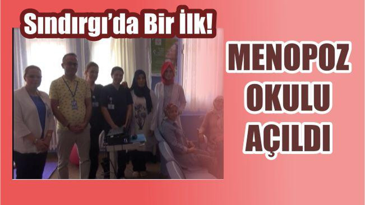 Sındırgı’da Menopoz Okulu Açıldı