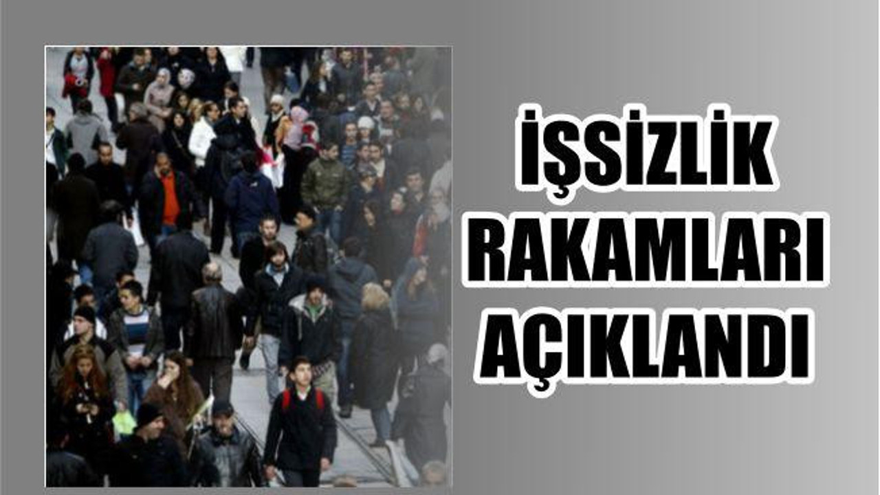 İşsizlik Rakamları Açıklandı