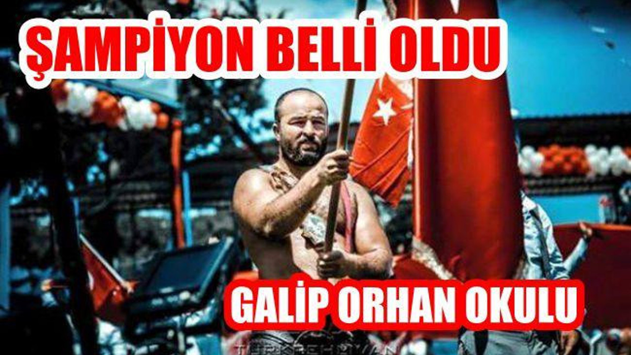 ŞAMPİYON OKULU OLDU