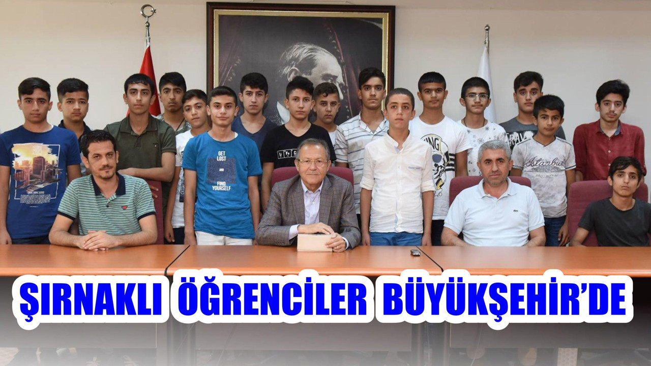 Şırnaklı Öğrenciler Büyükşehir’de