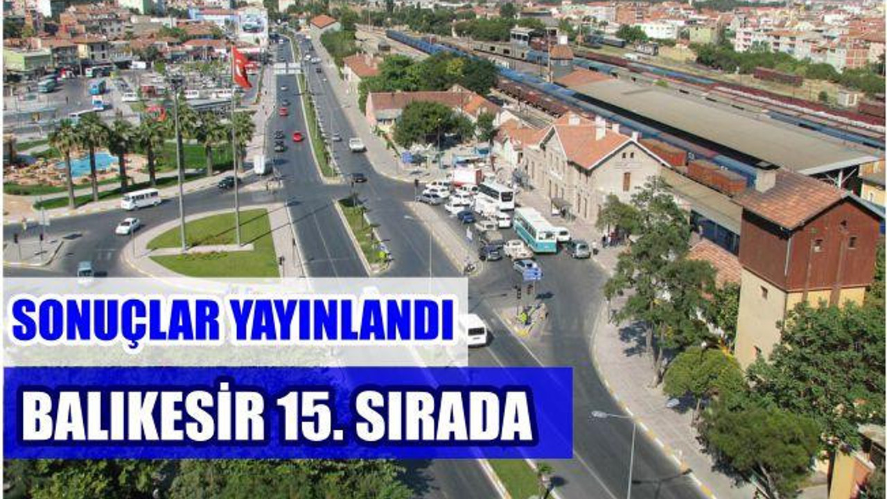 BALIKESİR 15. SIRADA