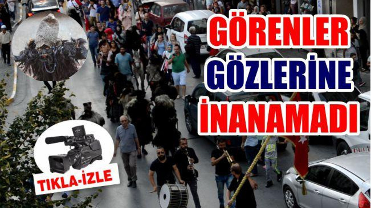 GÖRENLER GÖZLERİNE İNANAMADI