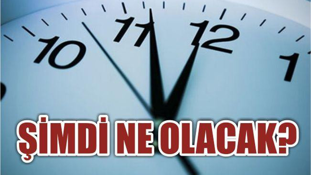 SAATLER NEYİ GÖSTERİYOR?