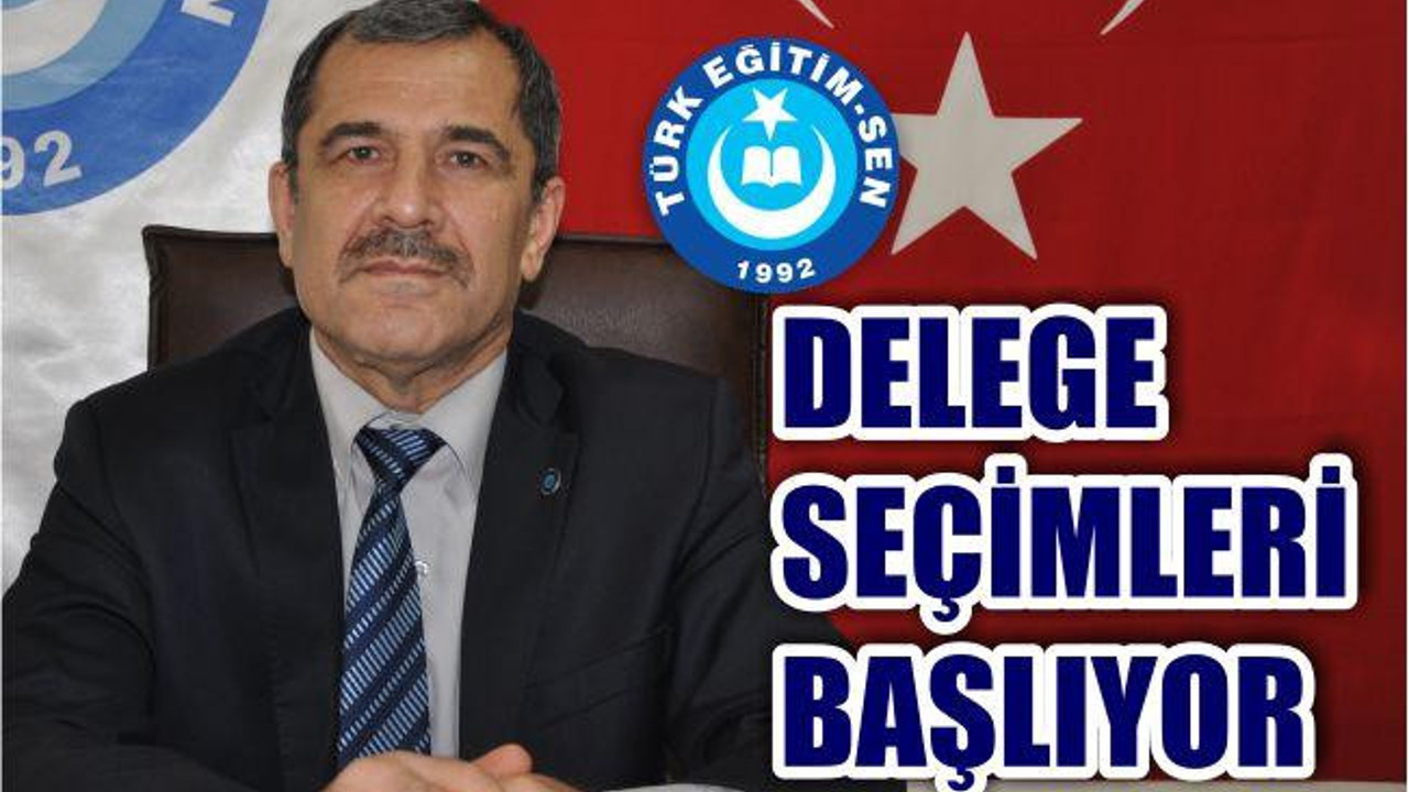 Türk Eğitim Sen’de Delege Seçimleri Başlıyor