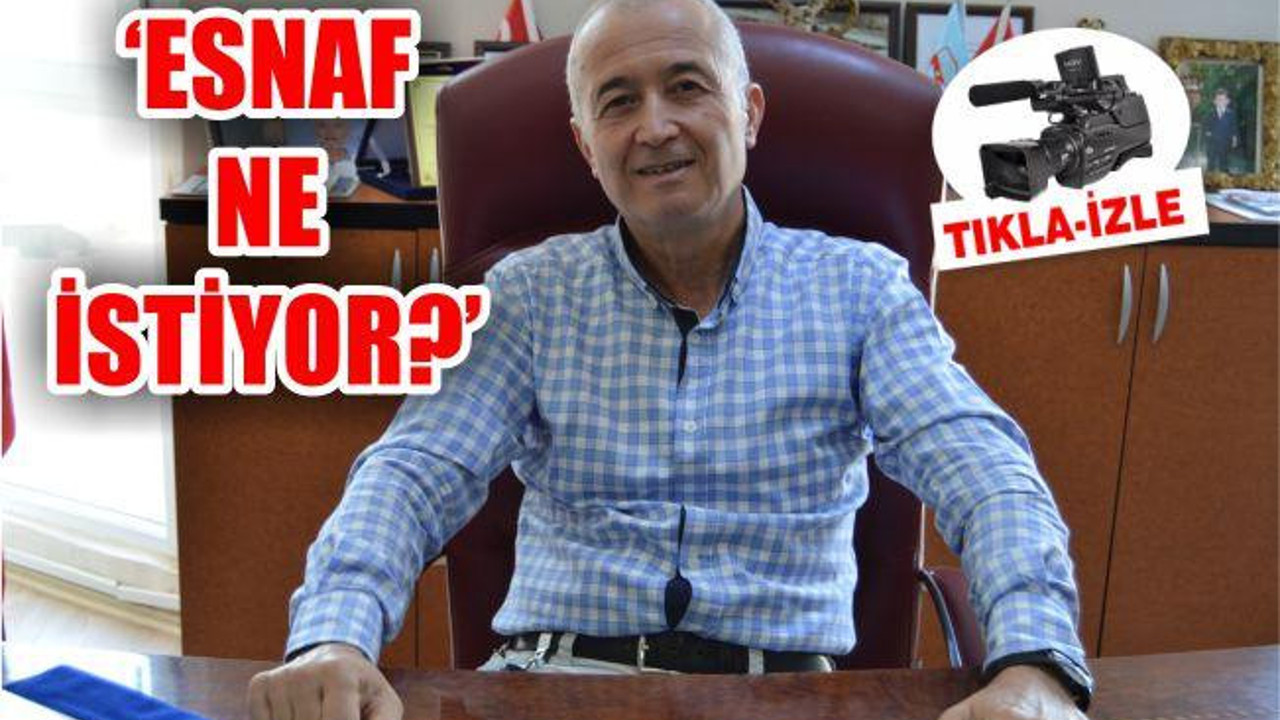 ESNAF NE İSTİYOR?