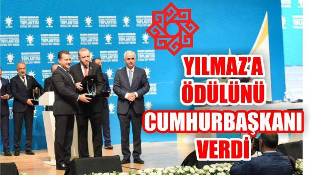 YILMAZ’A ÖDÜLÜ CUMHURBAŞKANI’NDAN