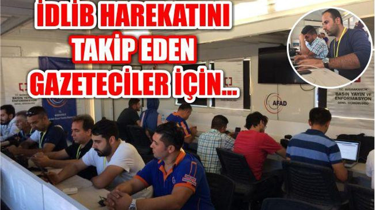 Mobil Basın Merkezi Faaliyette
