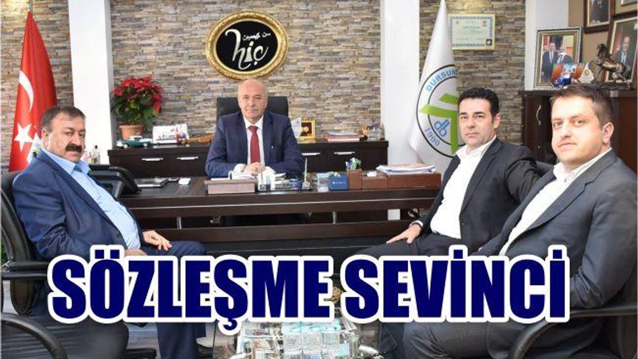 Dursunbey’de Sözleşme Sevinci