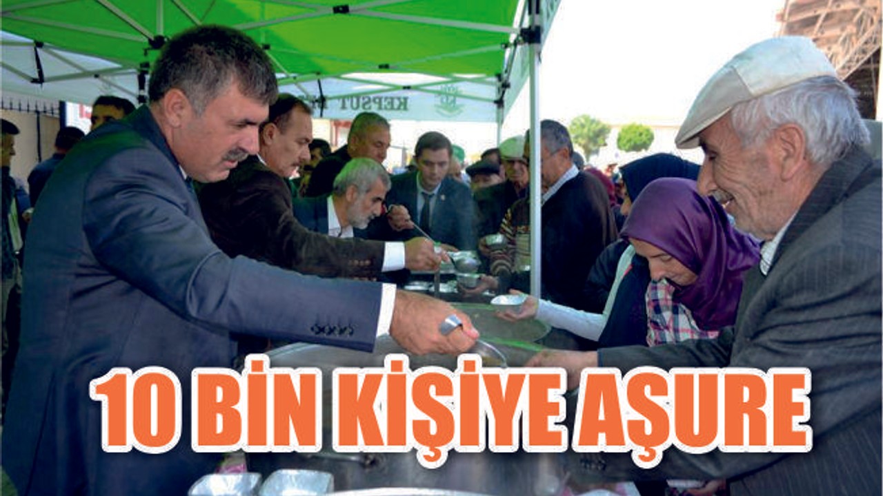 KEPSUT'TA 10 BİN KİŞİYE AŞURE