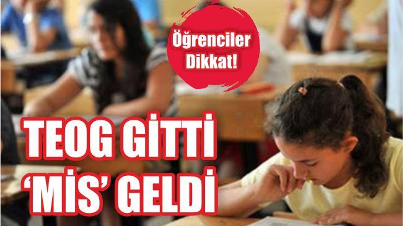 TEOG YERİNE MİS GELDİ
