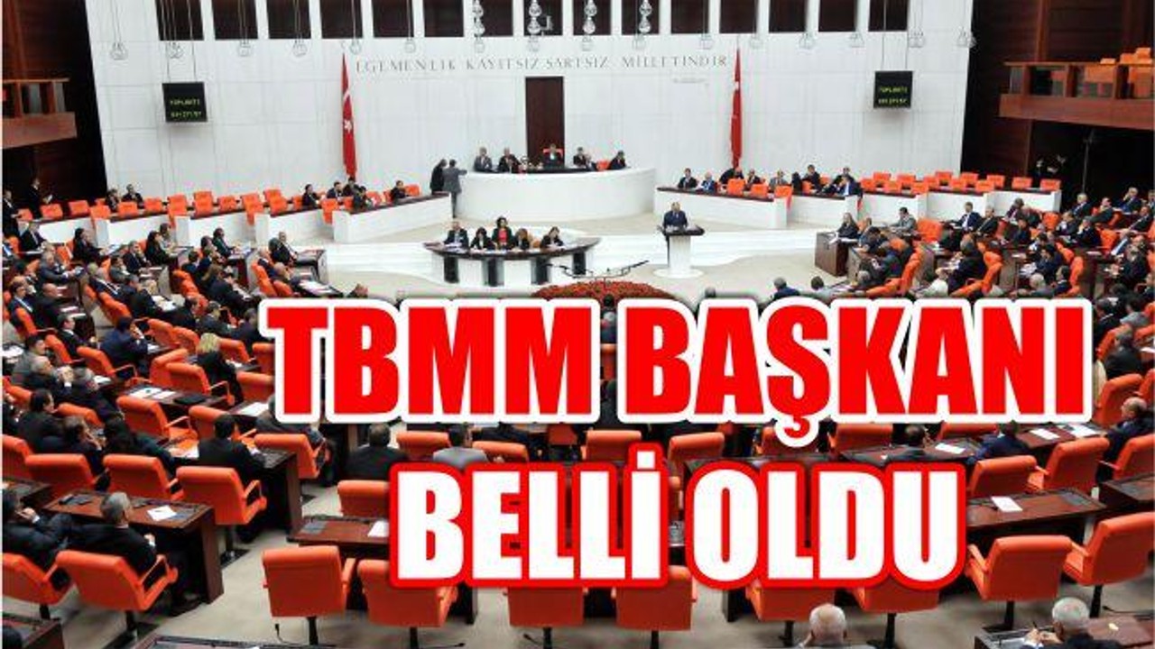 TBMM Başkanlığına Yeniden İsmail Kahraman Seçildi