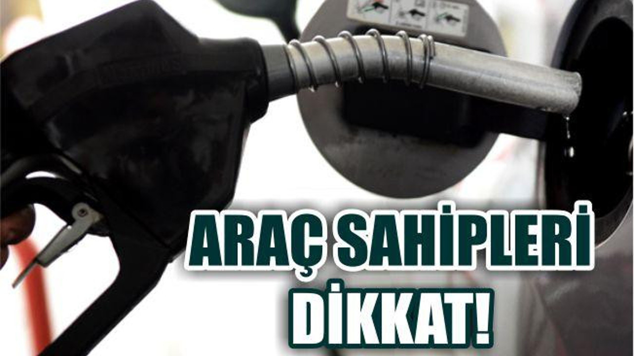 Benzine 13 Kuruş Zam Geldi!
