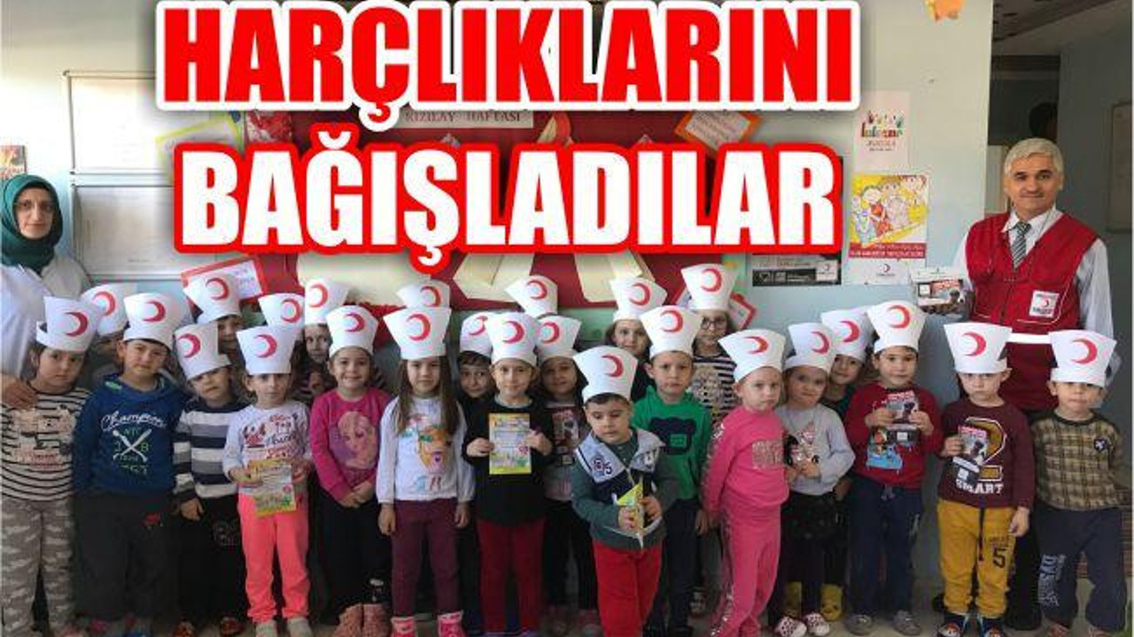 HARÇLIKLARINI KIZILAY’A BAĞIŞLADILAR