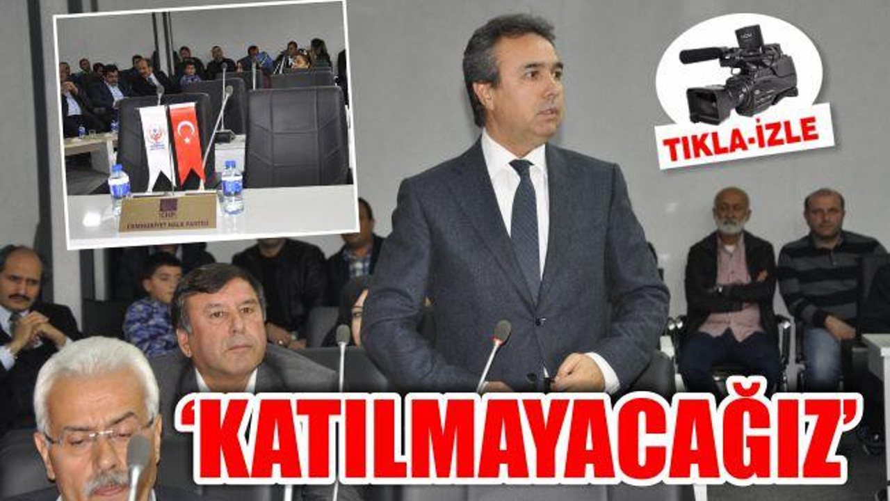 CHP SEÇİME KATILMADI
