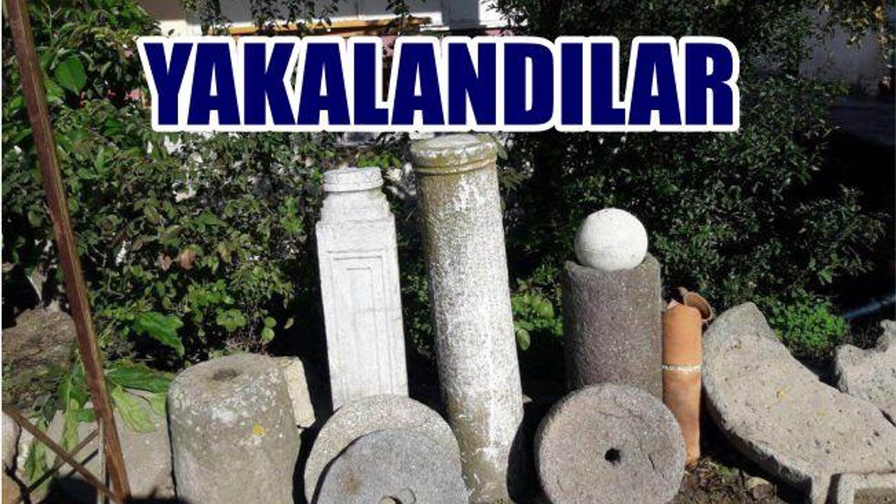 TARİHİ ESER KAÇAKÇILARI YAKALANDI