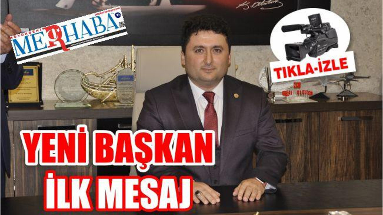 'BİZİM KAPIMIZ MİLLETE HİZMET KAPISIDIR'