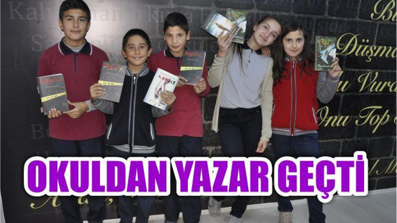OKULDAN YAZAR GEÇTİ
