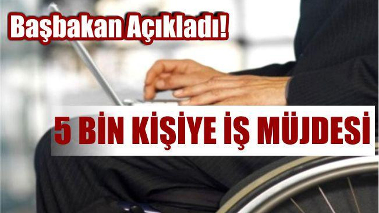 BAŞBAKAN MÜJDEYİ VERDİ