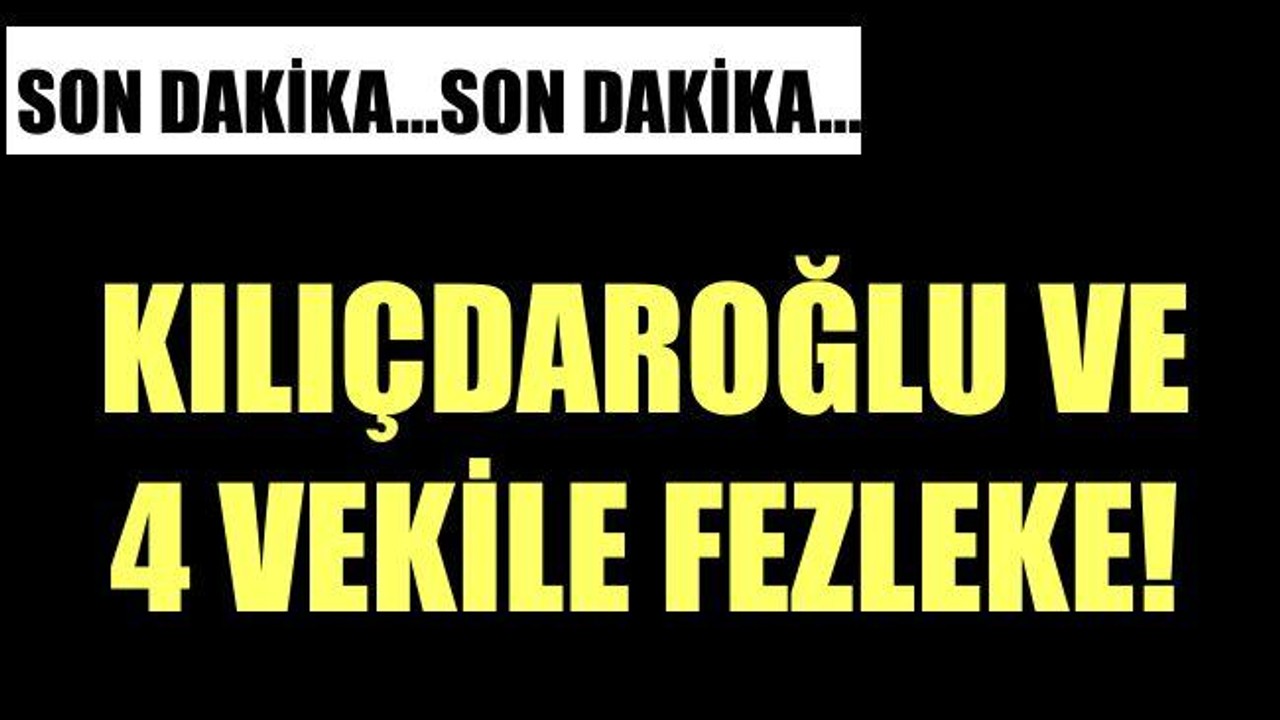 O PARTİNİN DE VEKİLLERİ VAR